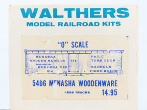 O Scale 2-Rail Walthers Kit #5406 Undecorated Menasha Woodenware Box Car