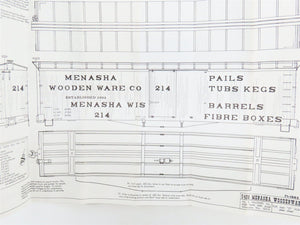 O Scale 2-Rail Walthers Kit #5406 Undecorated Menasha Woodenware Box Car