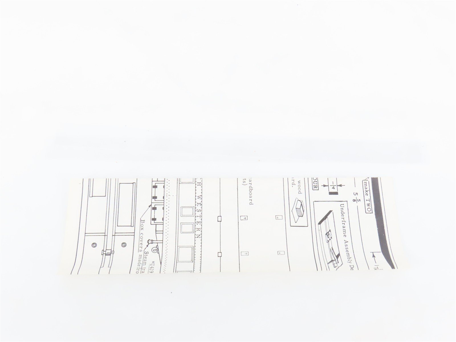 HO Scale Walthers 7809 Undecorated 80' Diner Passenger Car