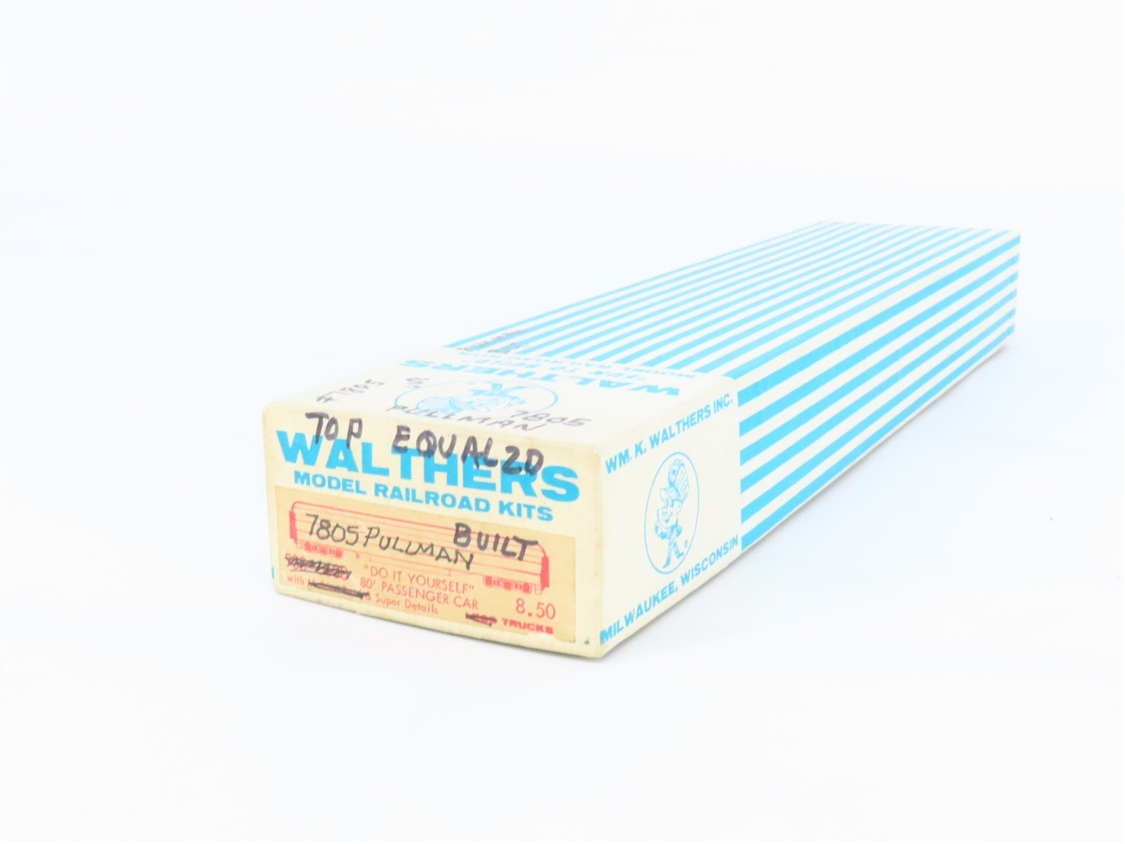 HO Scale Walthers 7809 Undecorated 80' Pullman Passenger Car