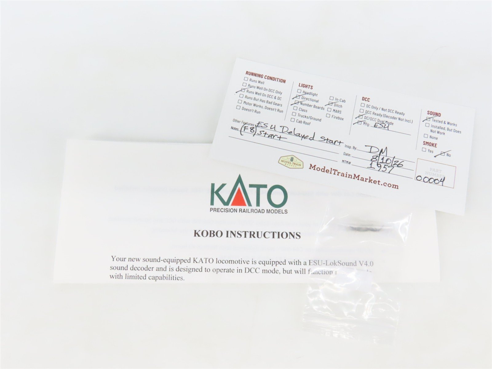 HO KATO KOBO Special 37-6625-2 SP C44-9W 