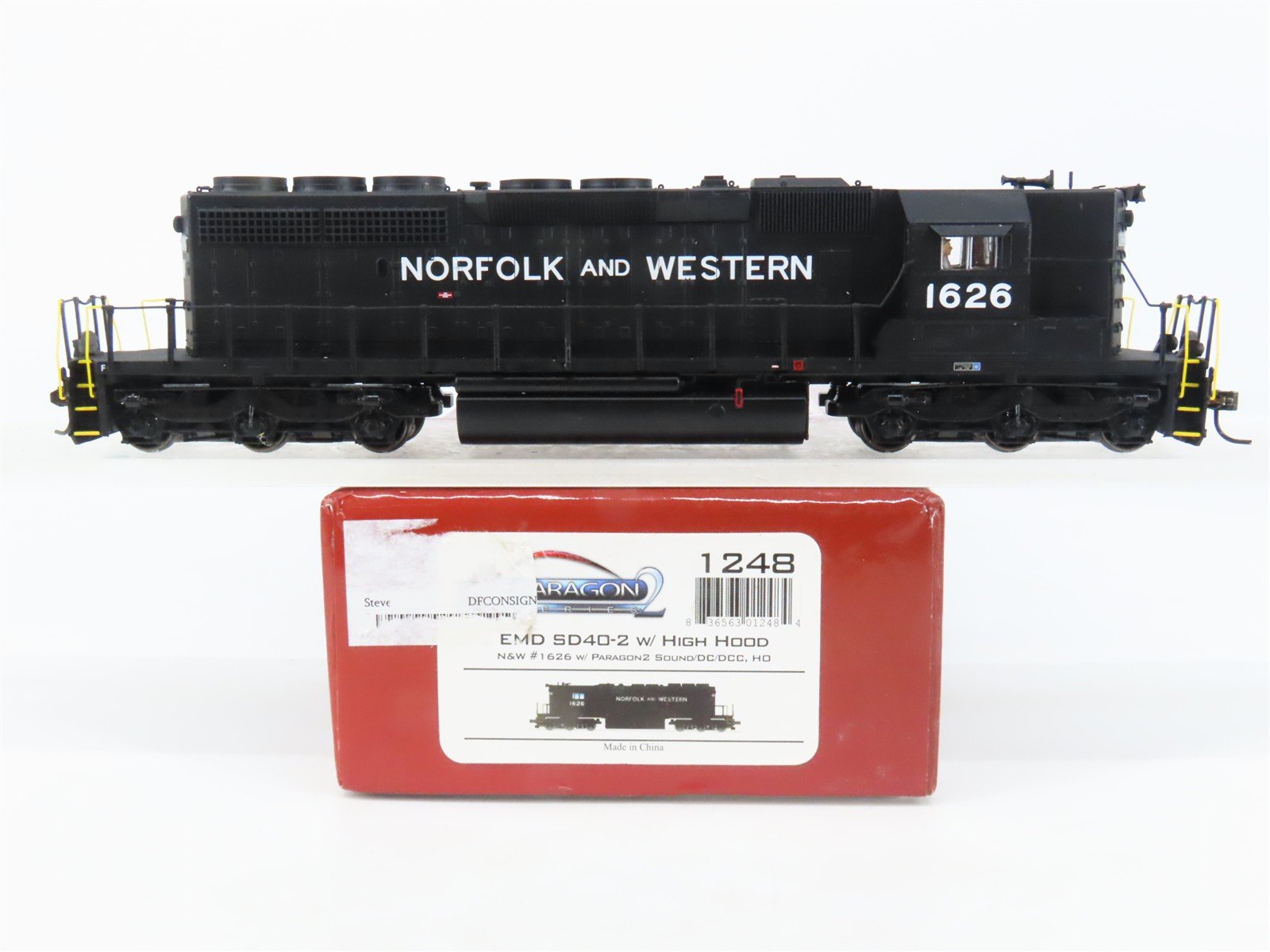 HO Scale Broadway Limited BLI 1248 N&W EMD SD40-2 Diesel #1248 - Paragon2