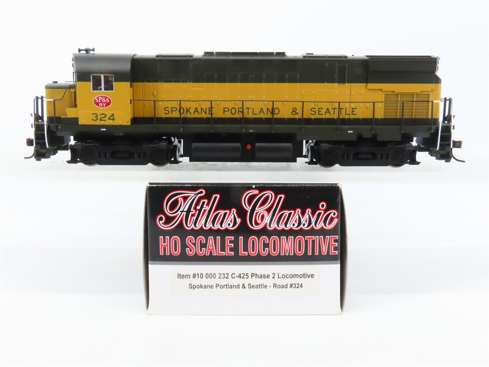 HO Scale Atlas Classic 10000232 SP&S ALCO C-425 Ph. 2 Diesel #324 - DCC Ready