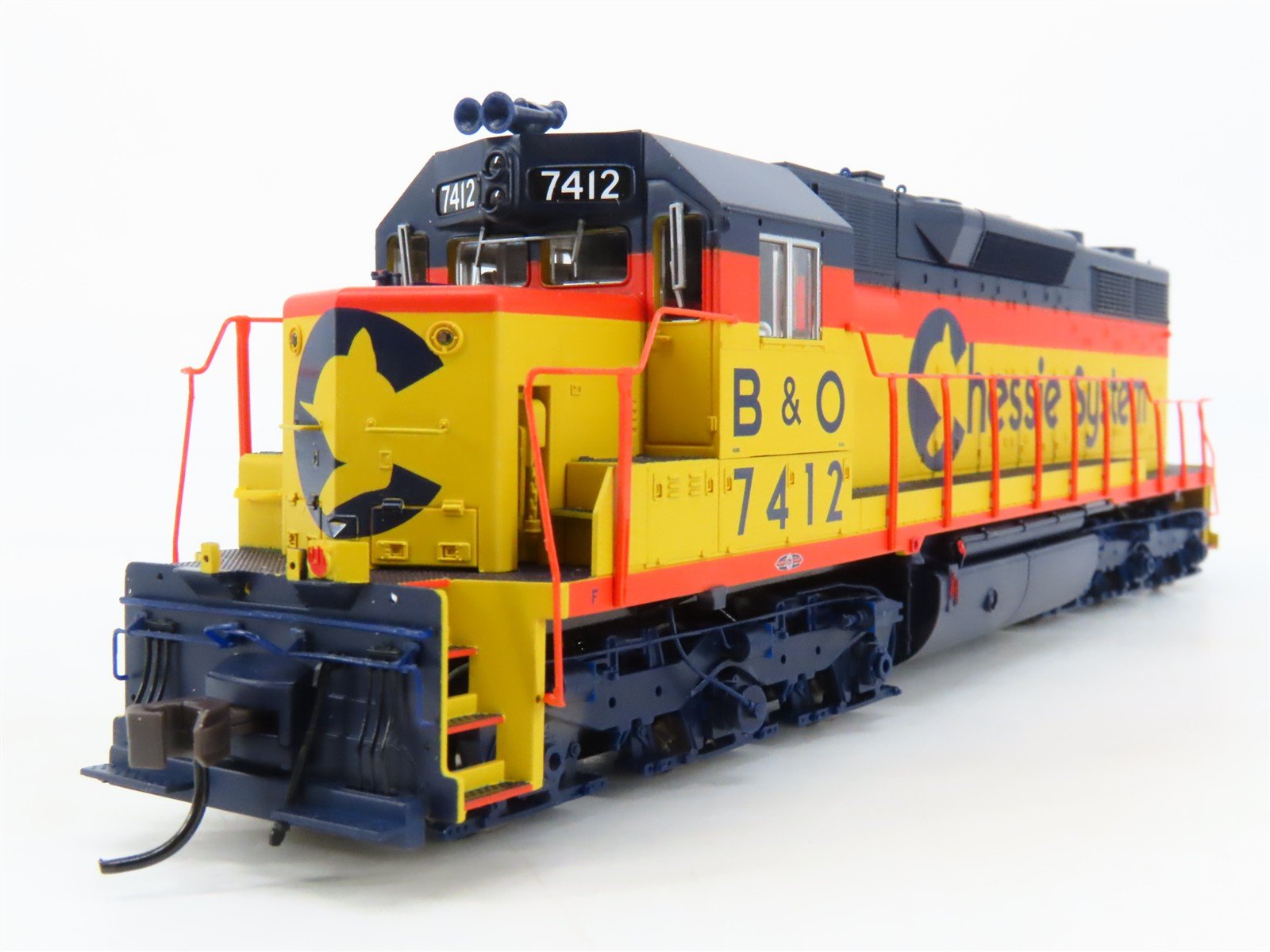 HO Scale Atlas Master 9216 B&O Chessie System EMD SD45 Diesel #7412 w/ DCC