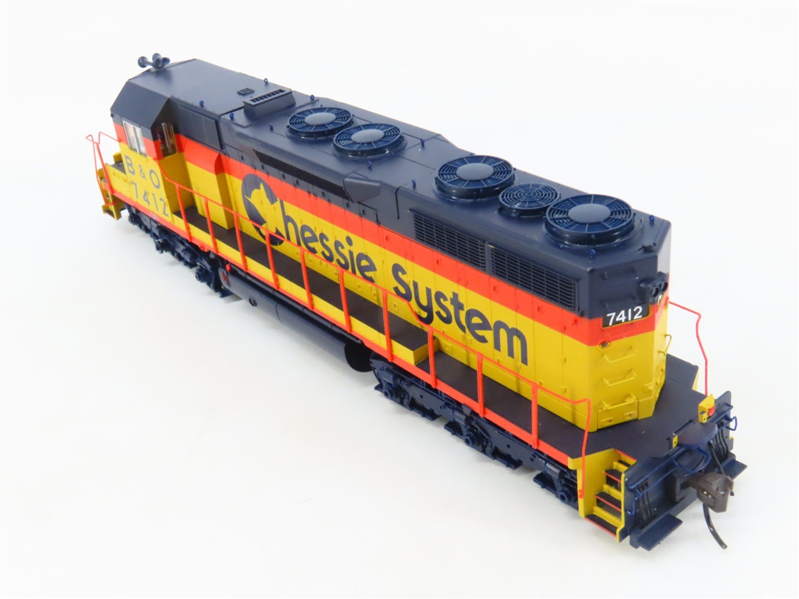 HO Scale Atlas Master 9216 B&O Chessie System EMD SD45 Diesel #7412 w/ DCC