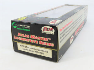 HO Scale Atlas Master 9216 B&O Chessie System EMD SD45 Diesel #7412 w/ DCC