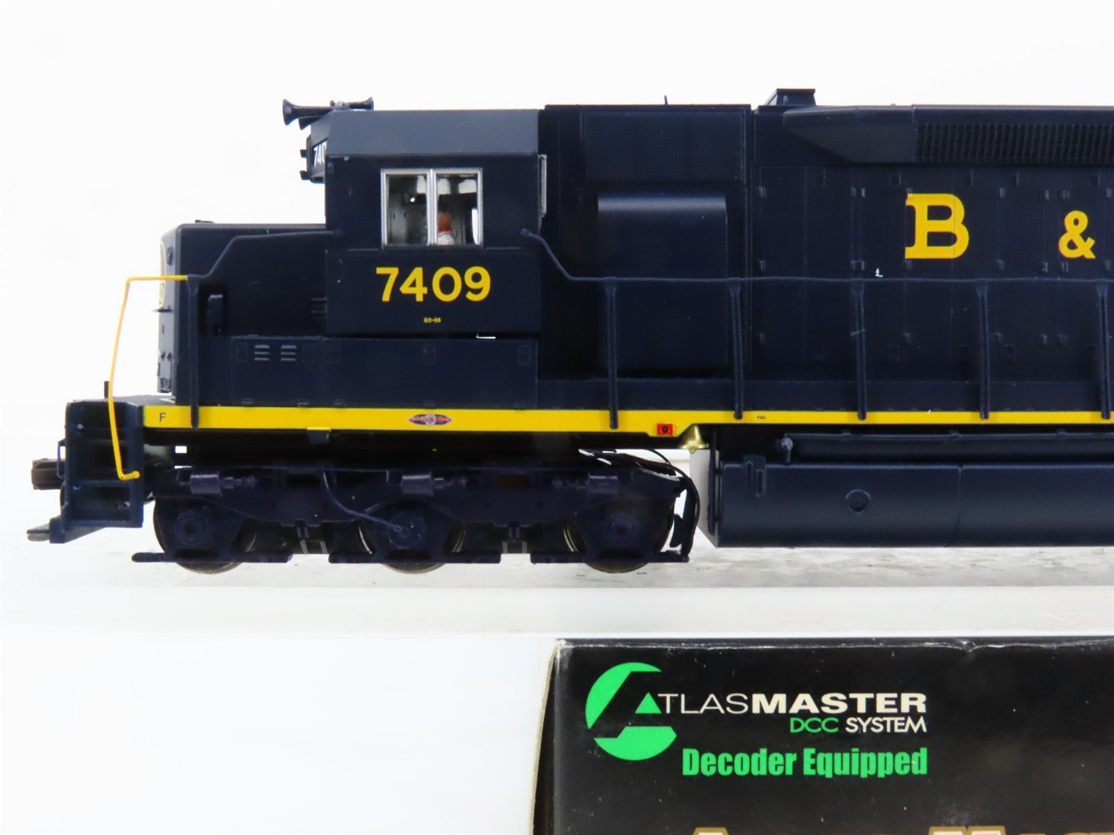 HO Scale Atlas Master 9226 B&O Baltimore & Ohio EMD SD35 Diesel #7409 w/ DCC