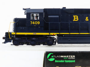 HO Scale Atlas Master 9226 B&O Baltimore & Ohio EMD SD35 Diesel #7409 w/ DCC