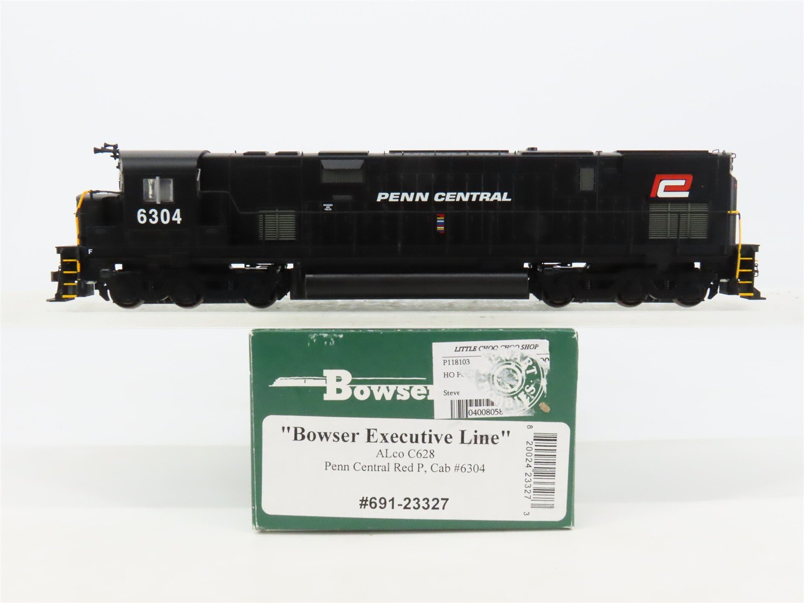 HO Bowser Executive 691-23327 PC Penn Central ALCO C628 Diesel #6304 - DCC Ready