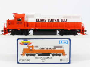 HO Scale Athearn Genesis ATHG71703 ICG EMD GP38-2 Diesel #9563 - DCC Ready
