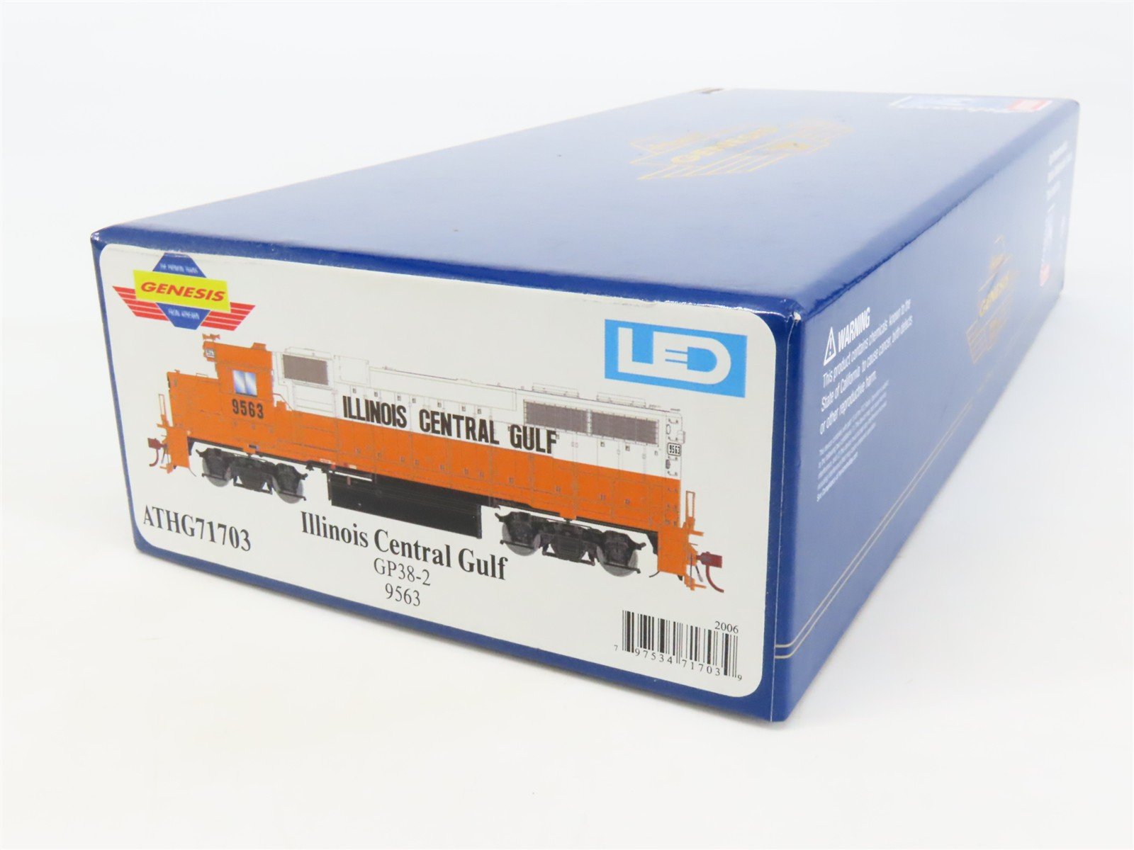 HO Scale Athearn Genesis ATHG71703 ICG EMD GP38-2 Diesel #9563 - DCC Ready