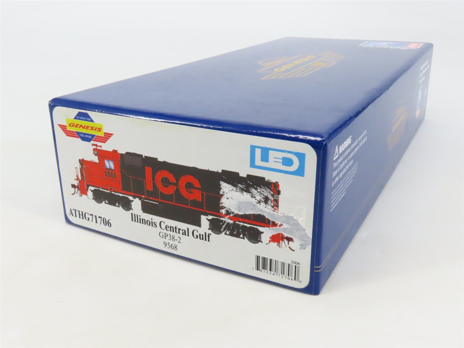 HO Scale Athearn Genesis ATHG71706 ICG EMD GP38-2 Diesel #9568 - DCC Ready
