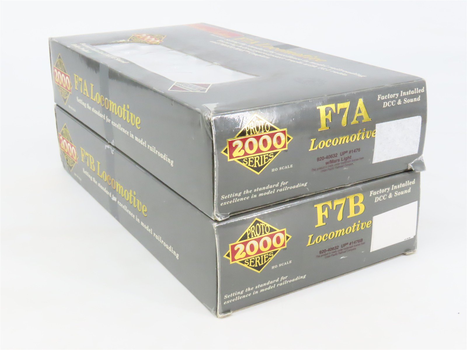 HO Proto 2000 920-40632 UP Union Pacific EMD F7A/B Diesel Set w/ DCC & Sound