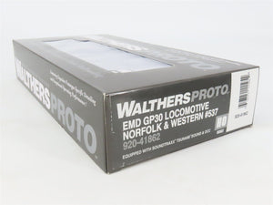 HO Walthers Proto 920-41862 N&W Norfolk & Western GP30 Diesel #537 w/DCC & Sound