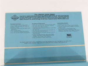 HO Proto 2000 23501 CNW Chicago & North Western SD60 Diesel #8034 - DCC Ready
