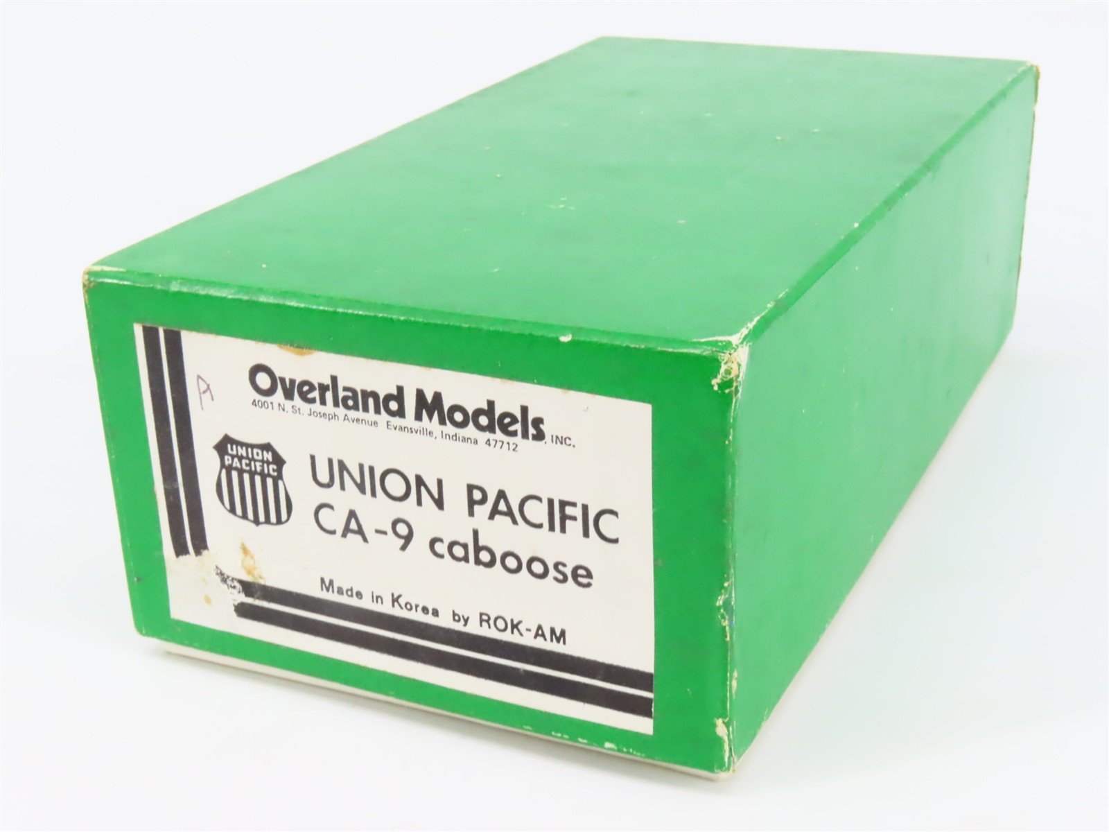 HO Scale Overland/ROK-AM BRASS Undecorated UP CA-9 Center Cupola Steel Caboose