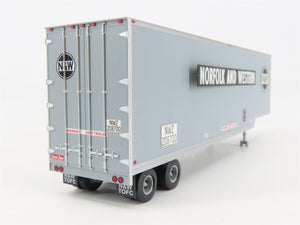 HO Scale TrainWorx 80327-01 N&W Norfolk & Western 40' Drop Frame Van Trailer