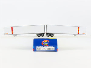 HO Scale Athearn 73381 XTRA 45' Smooth Side Z-Van Trailers 2-Pack