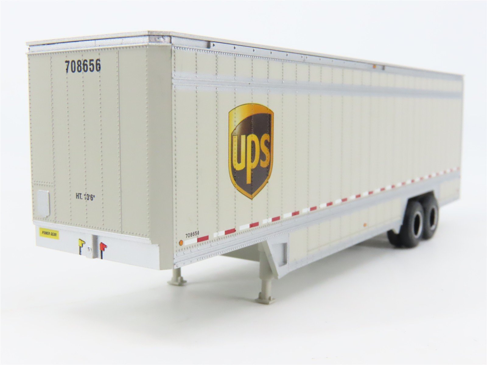 HO Scale Athearn ATH29434 UPS United Parcel Service 40' Parcel Trailer #708656