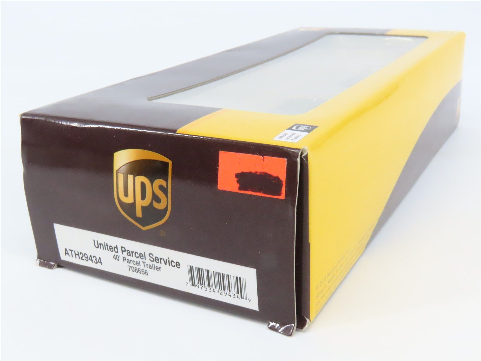 HO Scale Athearn ATH29434 UPS United Parcel Service 40' Parcel Trailer #708656