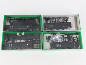 LOT of 4 HO Scale Bowser PC Penn Central 3-Bay & 4-Bay Hoppers