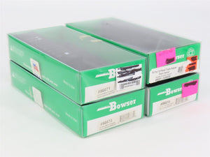 LOT of 4 HO Scale Bowser PC Penn Central 3-Bay & 4-Bay Hoppers