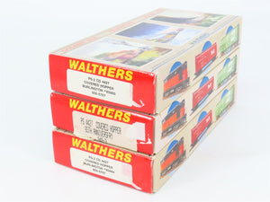 LOT of 3 HO Walthers Kits CB&Q & Convention/Anniversary 3-Bay Covered Hoppers