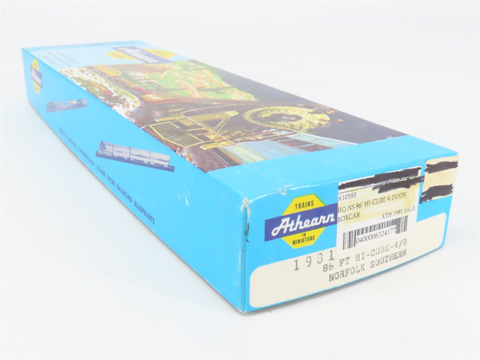 HO Scale Athearn Kit 1981 NW/NS Norfolk & Southern 86' Hi-Cube Box Car #861482