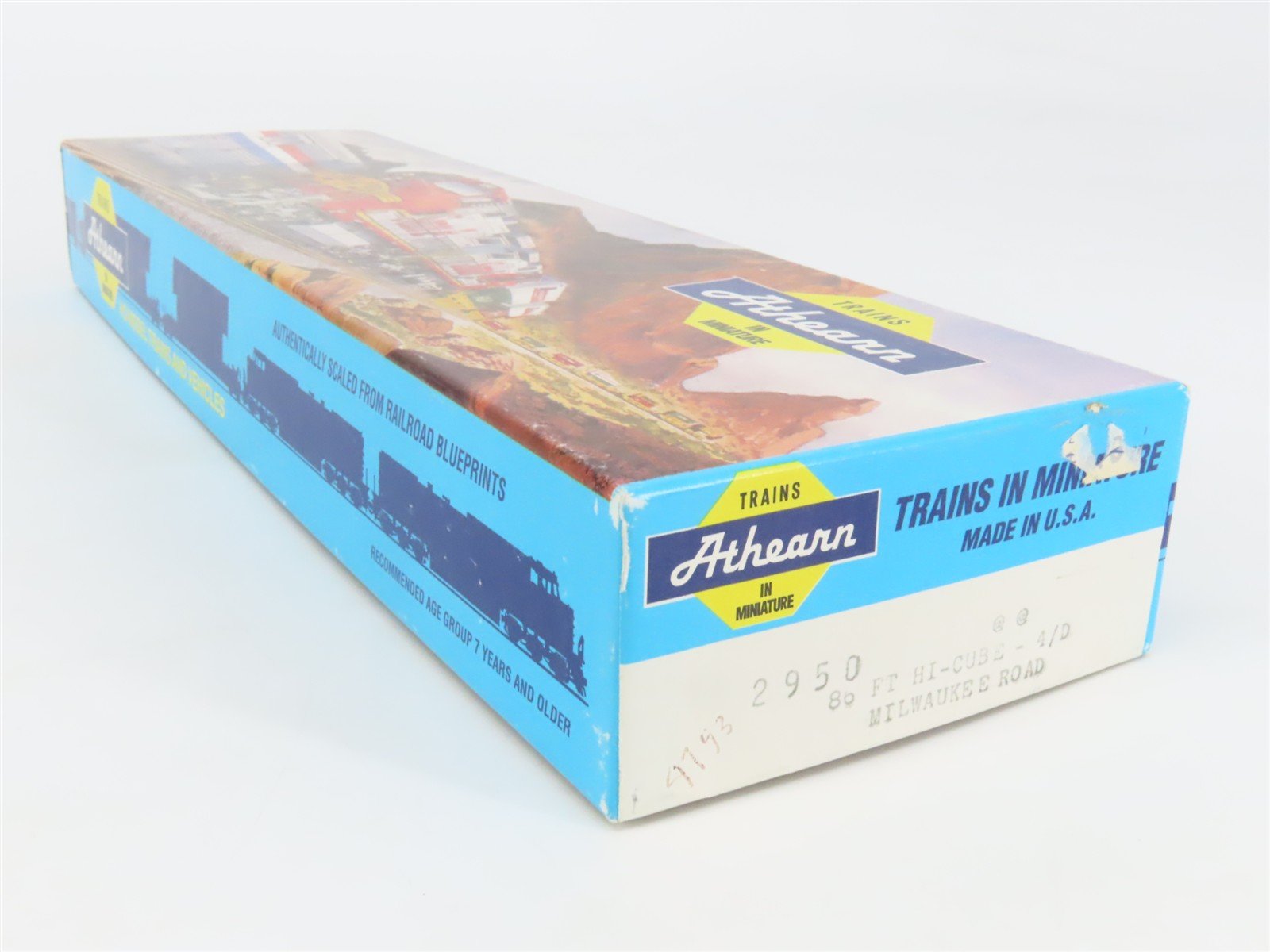 HO Scale Athearn 2950 MILW Milwaukee Road 86' Hi-Cube Box Car #4793