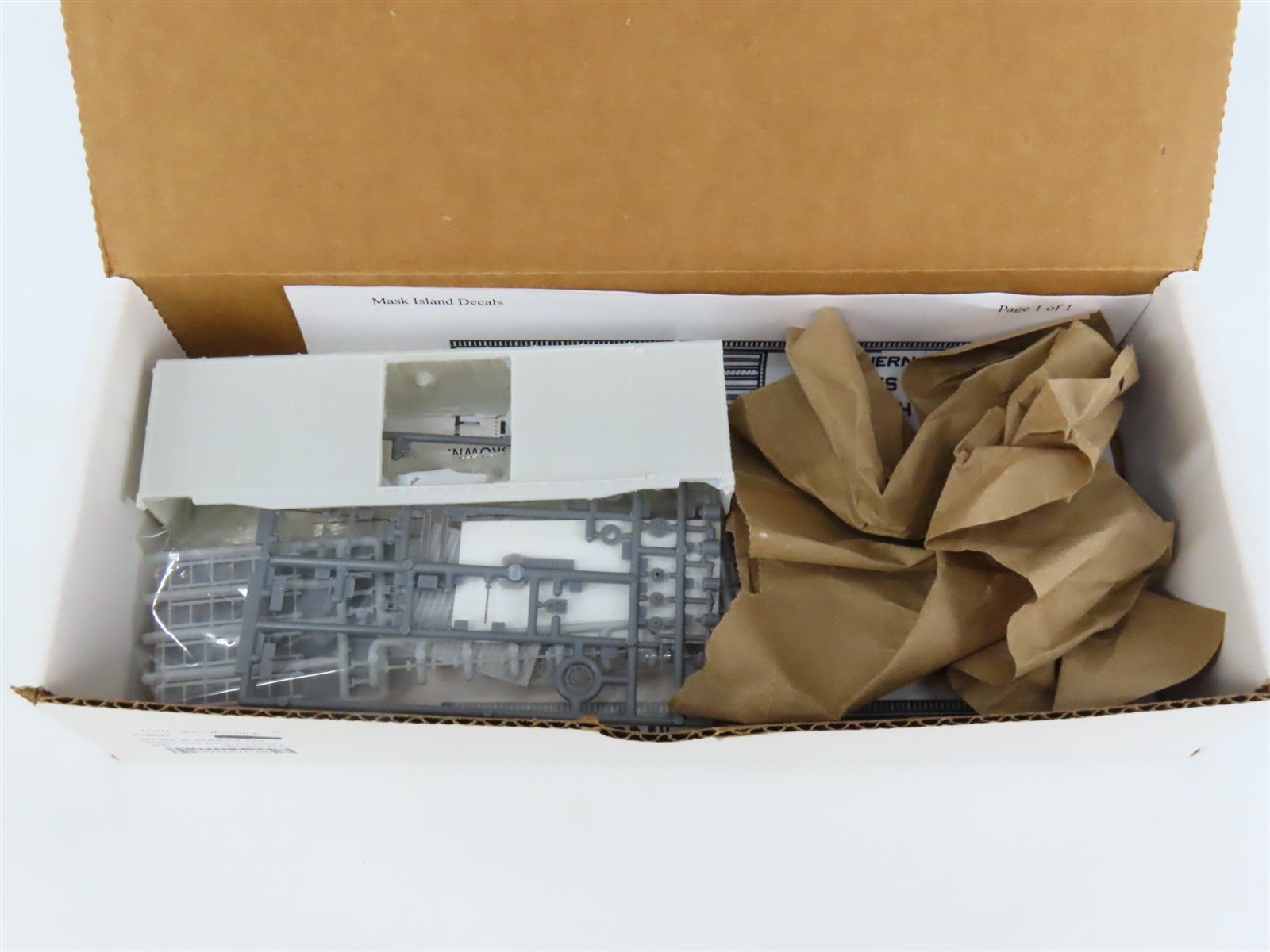 HO Scale Wright Trak Resin Kit Undecorated SOU 40' Berwick Rebuilt Box Car