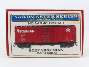 HO Scale Branchline Yardmaster Kit 8027 VGN Virginian AAR 40' Box Car #63073