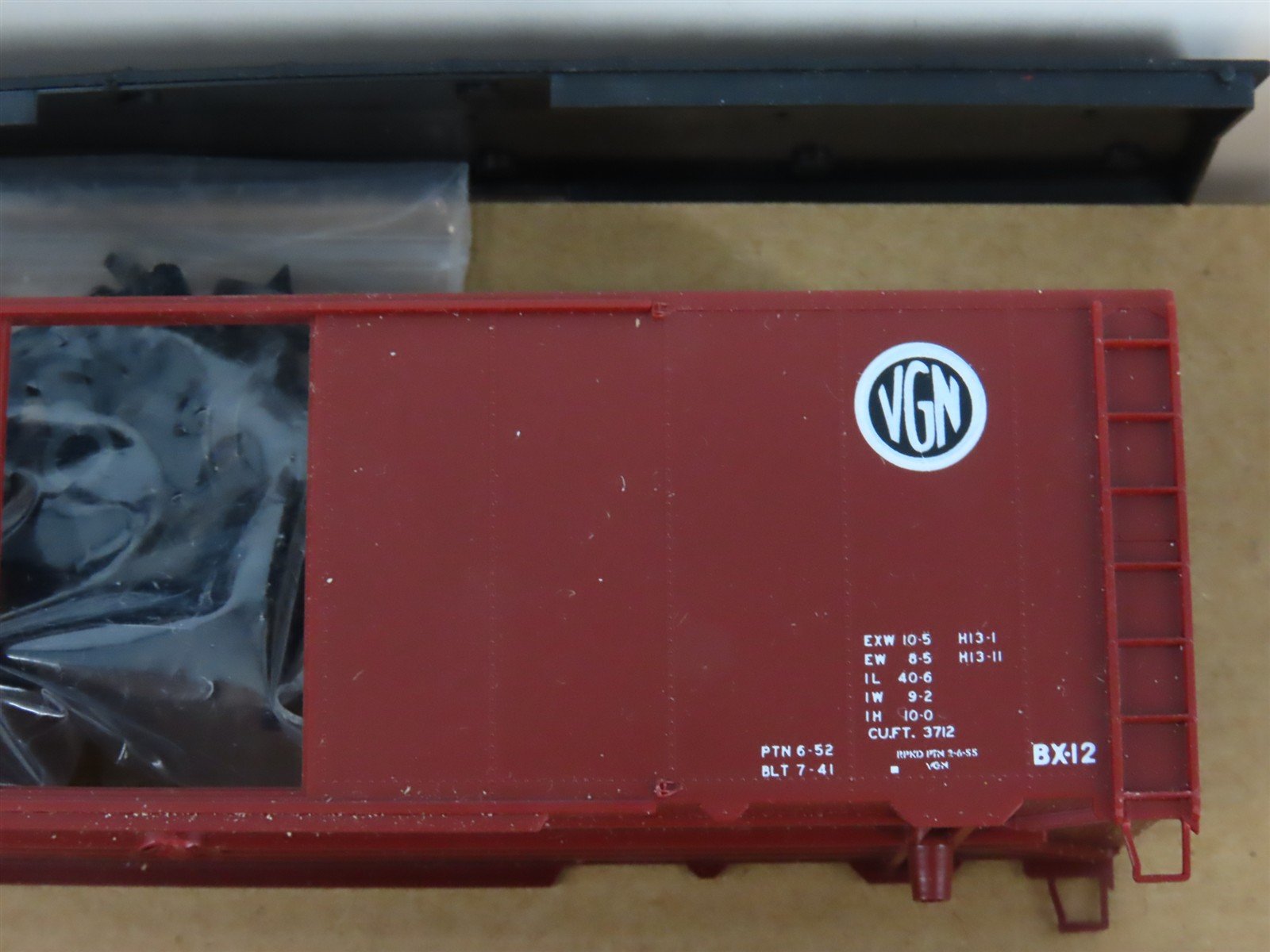 HO Scale Branchline Yardmaster Kit 8027 VGN Virginian AAR 40' Box Car #63073