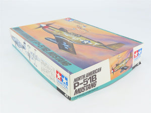 O 1/48 Scale Tamiya Kit #61042 North American P-51B Mustang Fighter Aircraft
