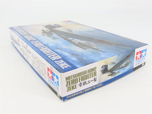 O 1/48 Scale Tamiya Kit #61016 Japanese Mitsubishi A6M2 Zero Fighter Aircraft