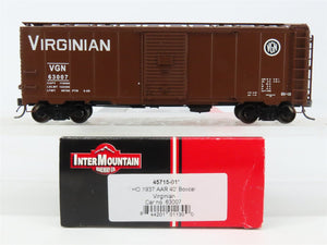 HO Scale InterMountain 45715-01 VGN Virginian AAR 40' Box Car #63007