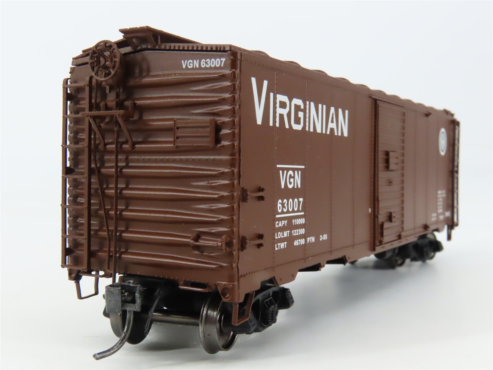 HO Scale InterMountain 45715-01 VGN Virginian AAR 40' Box Car #63007