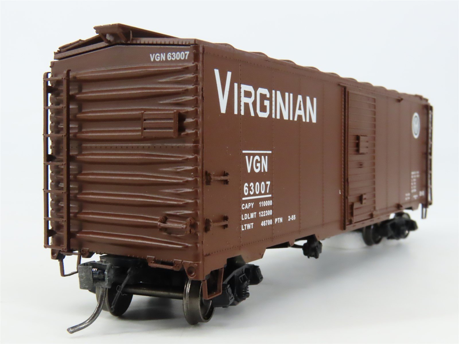 HO Scale InterMountain 45715-01 VGN Virginian AAR 40' Box Car #63007