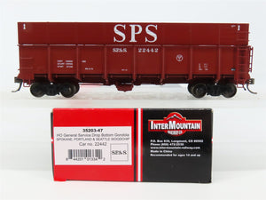 HO Scale InterMountain 35203-47 SP&S Drop Bottom Woodchip Gondola #22442