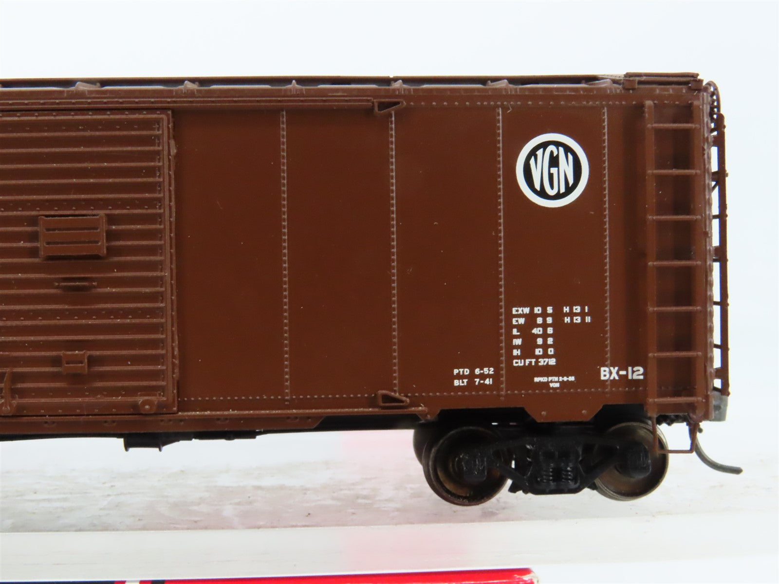 HO Scale InterMountain 45715-03 VGN Virginian 1937 AAR 40' Box Car #63031