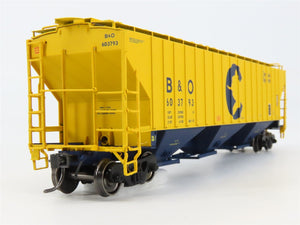 HO InterMountain 45343-15 B&O Chessie System 3-Bay PS-2 Covered Hopper #603793