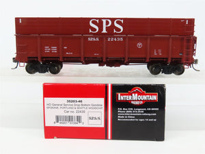 HO Scale InterMountain 35203-46 SP&S Drop Bottom Woodchip Gondola #22435