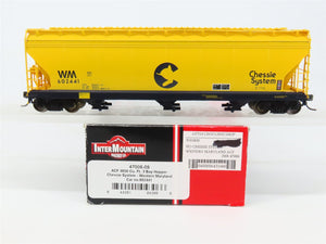 HO Scale InterMountain 47006-09 WM Chessie System 3-Bay Covered Hopper #602441