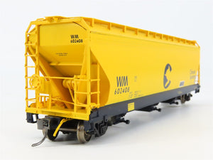 HO Scale InterMountain 47006-05 WM Chessie System 3-Bay Covered Hopper #602408
