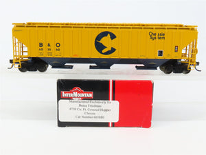 HO Scale InterMountain B&O Chessie System 3-Bay Covered Hopper #603880