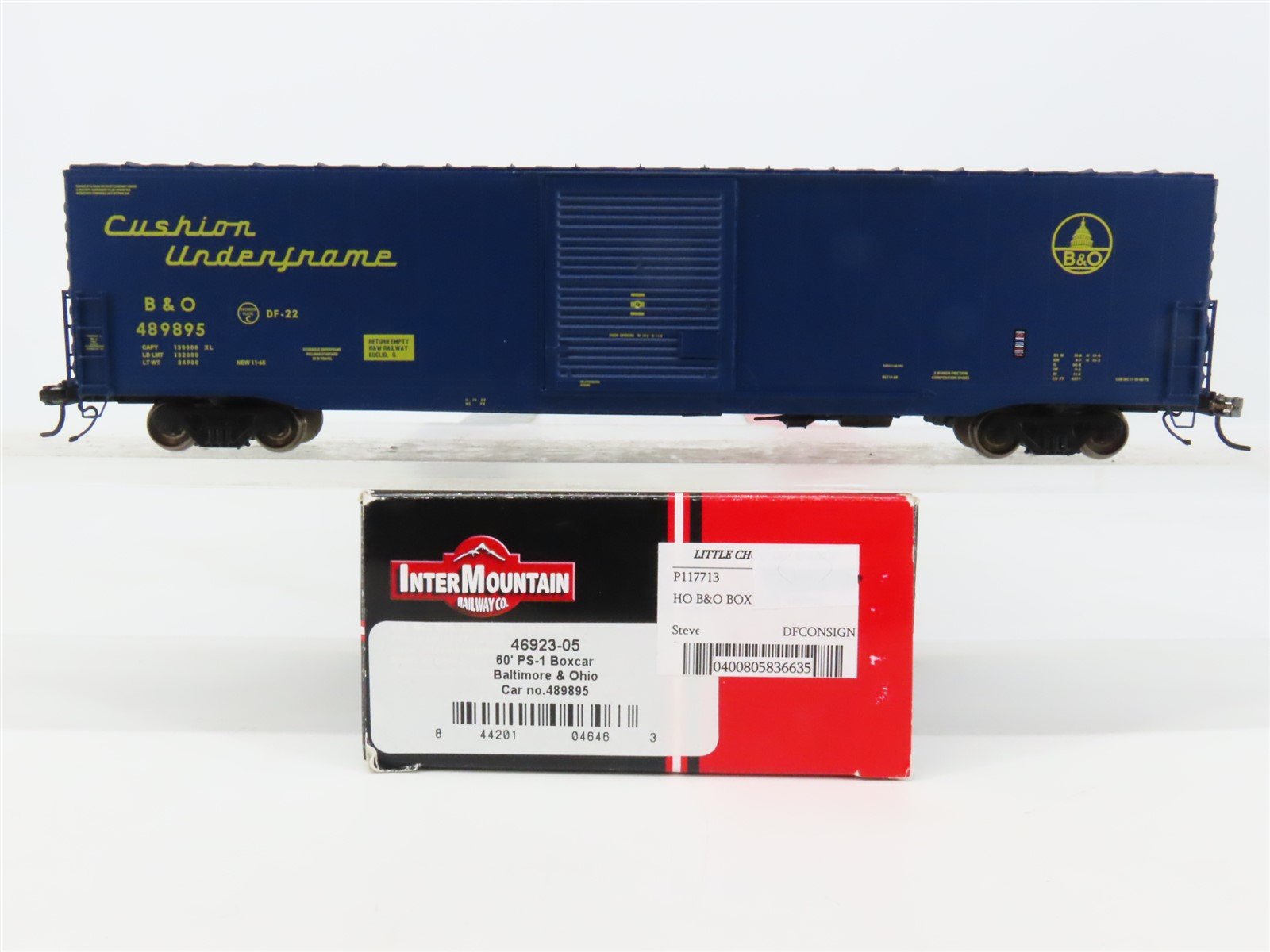 HO Scale InterMountain 46923-05 B&O Baltimore & Ohio 60' PS-1 Box Car #489895
