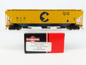 HO Scale InterMountain B&O Chessie System 3-Bay Covered Hopper #603883