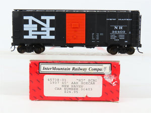 HO Scale InterMountain 45738-01 NH New Haven 40' AAR Single Door Box Car #36403