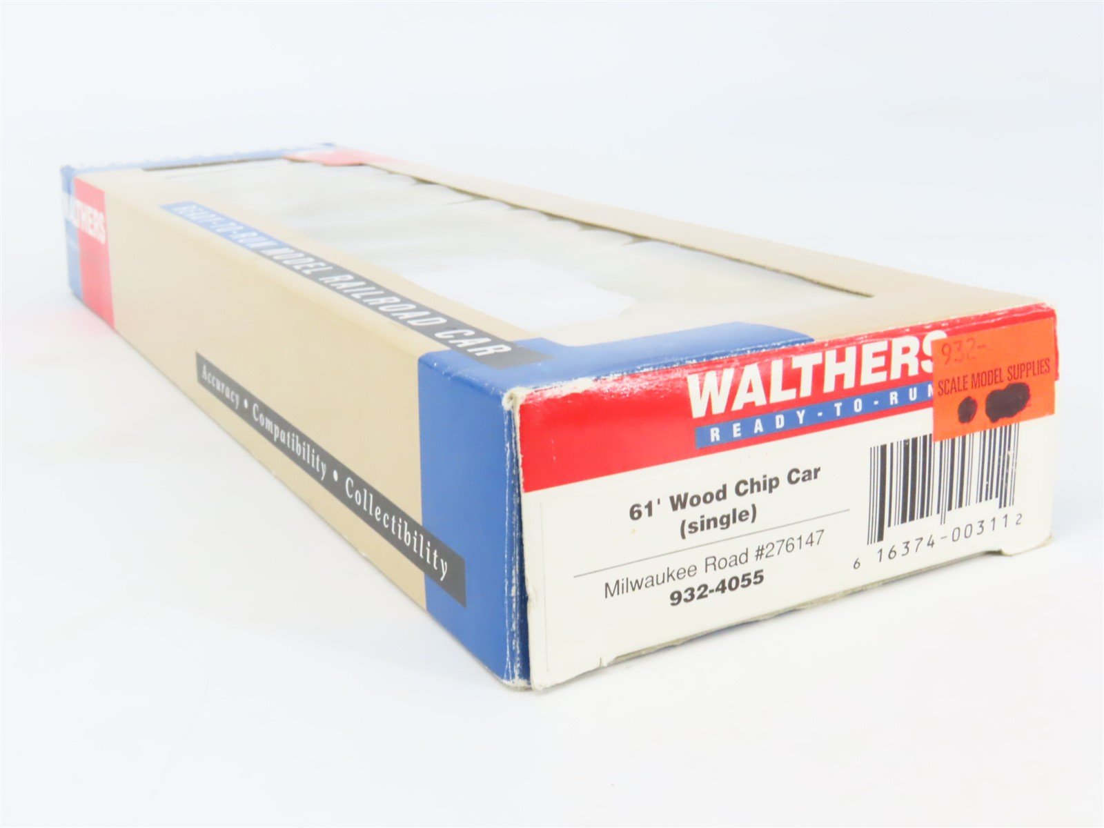 HO Scale Walthers 932-4055 MILW Milwaukee Road 61' Woodchip Gondola #276147