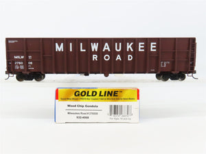 HO Scale Walthers Gold 932-4068 MILW Milwaukee Road 61' Woodchip Gondola #276008