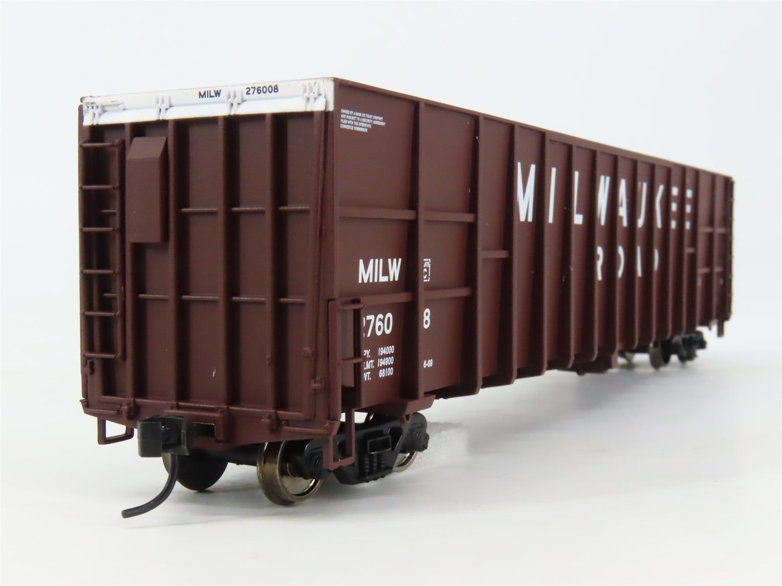 HO Scale Walthers Gold 932-4068 MILW Milwaukee Road 61' Woodchip Gondola #276008